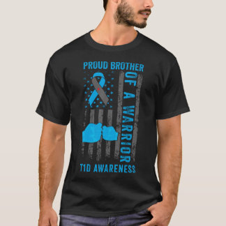 Proud Brother Of A T1D Warrior Type 1 Diabetes Awa T-Shirt