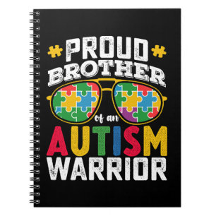 Proud Brother Of An Autism Warrior Family Notebook