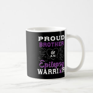Proud Brother Of An Epilepsy Warrior Awareness 1  Coffee Mug