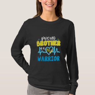 Proud Brother Of Down Syndrome Warrior Awareness T T-Shirt
