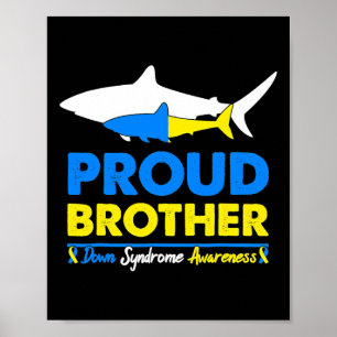 Proud Brother World Down Syndrome Awareness Day Sh Poster