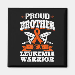 Proud Brotther Of A Leukaemia Warrior Bro Awarenes Magnet
