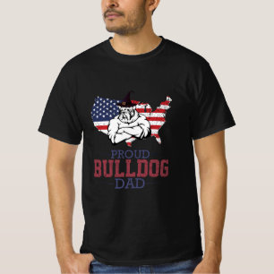 Proud Bulldog Dog Dad, Bulldog Father's Day Gift T-Shirt