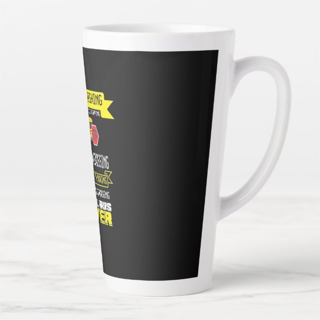 Proud Bus Driver Latte Mug (Right)