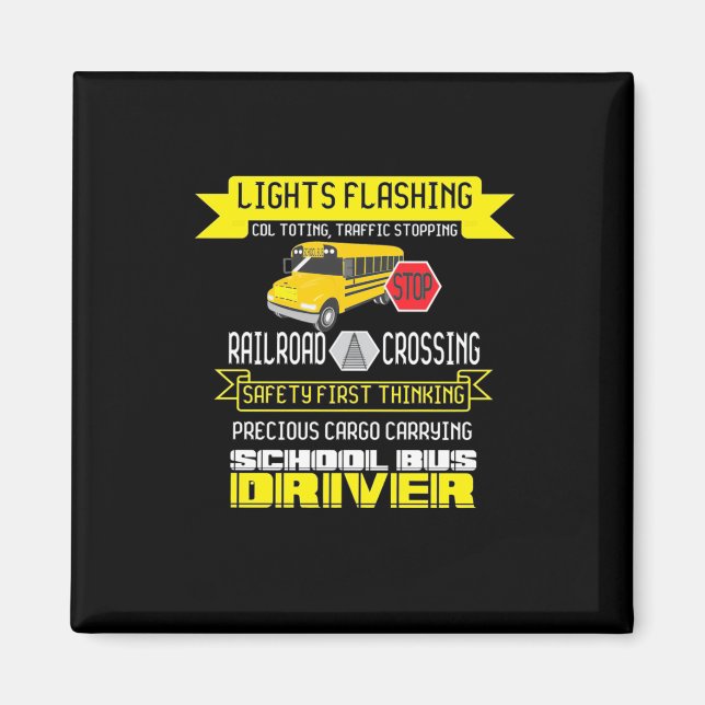 Proud Bus Driver Magnet (Front)