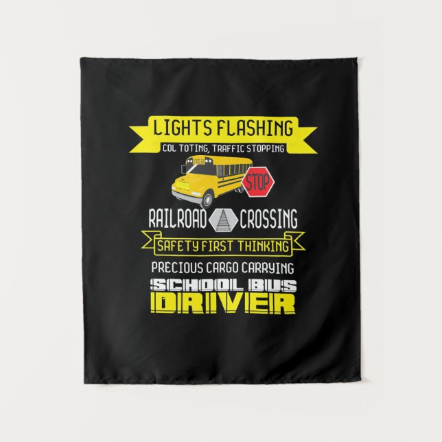 Proud Bus Driver Tapestry (Front)