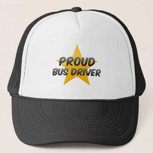 Proud Bus Driver Trucker Hat (Front)