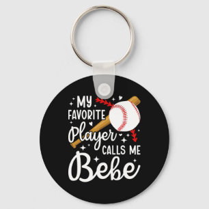 Proud Bysebyll Bebe Of A Bysebyll Player Bebe Key Ring