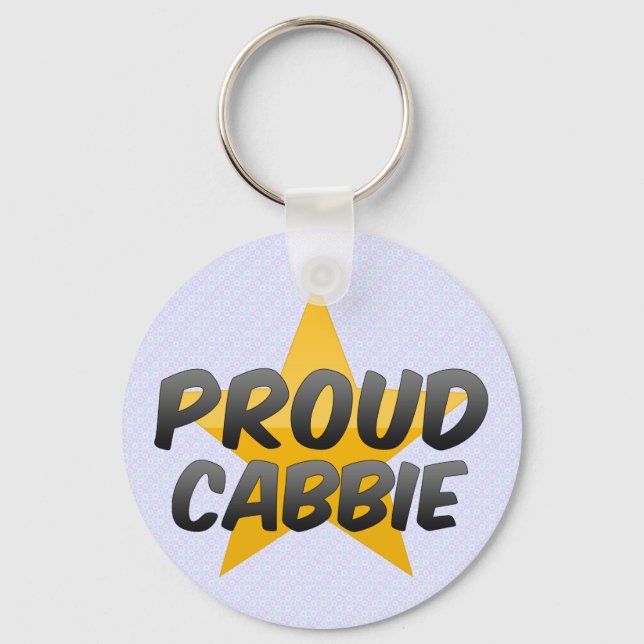 Proud Cabbie Key Ring (Front)
