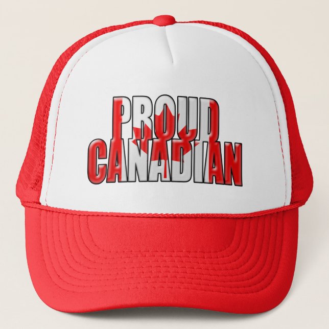 proud Canadian Trucker Hat (Front)
