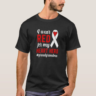 Proud CHD Warrior Grandma Congenital Heart Disease T-Shirt