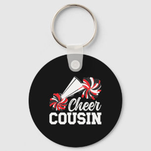 Proud Cheer Cousin Cheerleader Cousin Cheerleading Key Ring