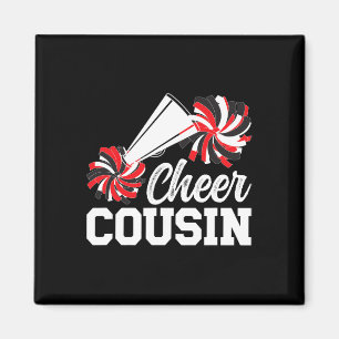 Proud Cheer Cousin Cheerleader Cousin Cheerleading Magnet