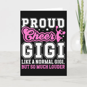 Proud Cheer Gigi Definition Gigi Of A Cheerleader Card
