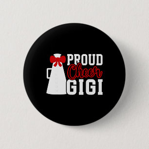 Proud Cheer Gigi Grandma Cheerleading Gigi Cheerle 6 Cm Round Badge