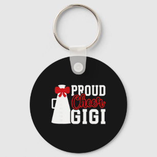 Proud Cheer Gigi Grandma Cheerleading Gigi Cheerle Key Ring
