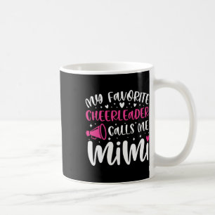 Proud Cheer Mimi Grandma Of A Cheerleader Mimi Coffee Mug