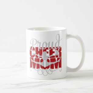 Proud Cheer Mum in Red Coffee Mug