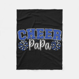 Proud Cheer Papa My Favourite Cheerleader Calls Me Fleece Blanket