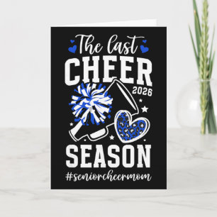 Proud Cheer Senior Mom Of A Senior Cheerleader Mom Card