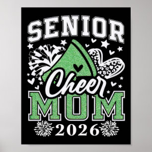 Proud Cheer Senior Mum 2026 Cheerleading Senior Ma Poster