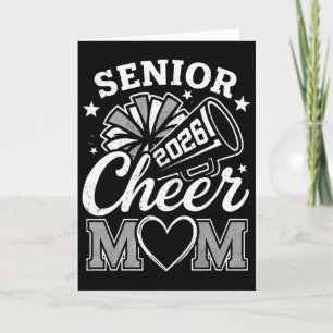 Proud Cheerleader Mum Cl Of 2026 Senior Cheer Mum Card