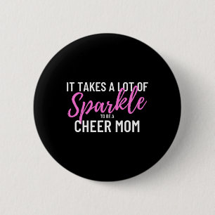 Proud Cheerleading Mom - I Ckspot Cheer  6 Cm Round Badge