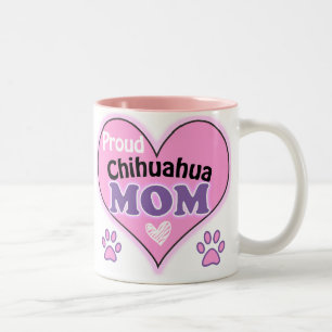Proud Chihuahua Mom Two-Tone Coffee Mug