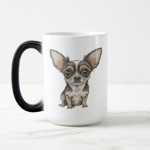 Proud Chihuahua Mum   Funny Dog Magic Mug