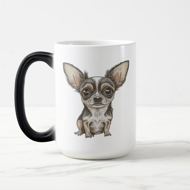 Proud Chihuahua Mum | Funny Dog Magic Mug (Left)