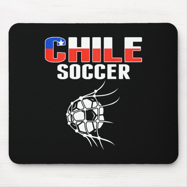 Proud Chile Soccer Fans Jersey Support Chilean Foo Mouse Pad (Front)