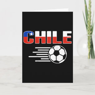 Proud Chile Soccer Lovers Jersey Pride Chilean Foo Card