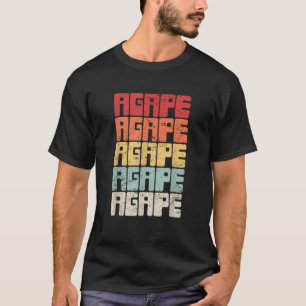 Proud Christian in Jesus Agape T-Shirt