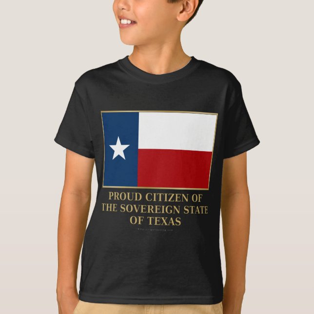 Proud Citizen of Texas T-Shirt (Front)