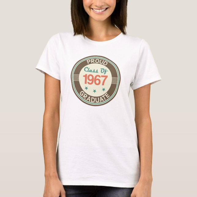 Proud Class of 1967 Graduate T-Shirt (Front)