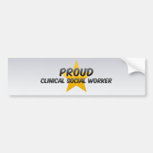 Proud Clinical Social Worker Bumper Sticker