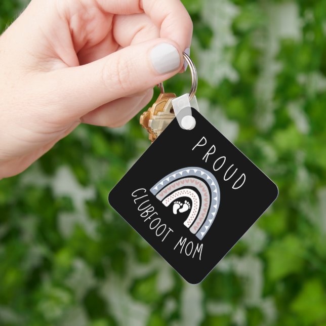 Proud Clubfoot Mum Key Ring (Hand)
