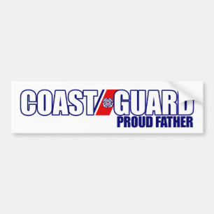 Proud Coast Guard Father Bumper Sticker