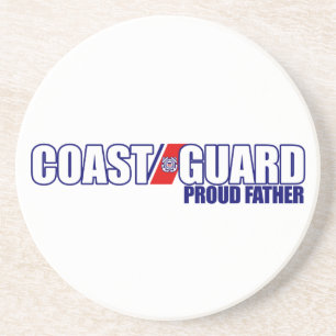 Proud Coast Guard Father Coaster
