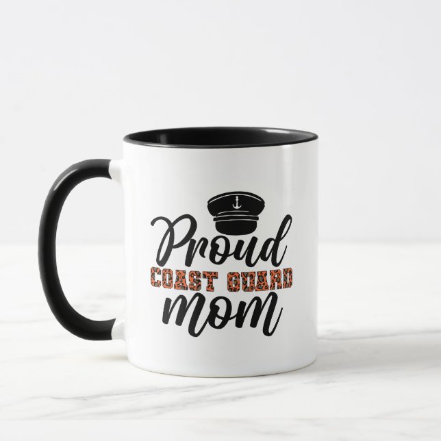 Proud Coast Guard Mum, Love for Coast Guard Mug (Left)
