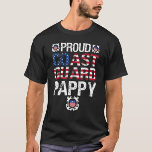 Proud Coast Guard Pappy Tee U.S Coast Guard Vetera