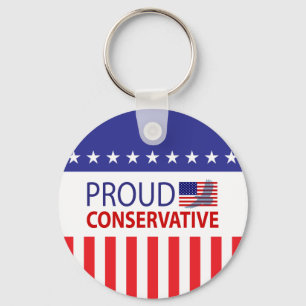 Proud Conservative Key Ring