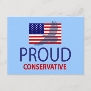 Proud Conservative Postcard