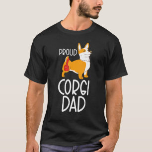 Proud Corgi Dad  Pembroke Welsh Corgi Dad 1 T-Shirt