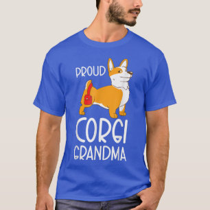 Proud Corgi Grandma Corgi Grandmother Lover 1122 T-Shirt