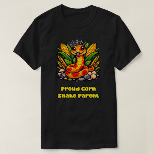 Proud Corn Snake Parent Reptile Mum Dad Design T-Shirt