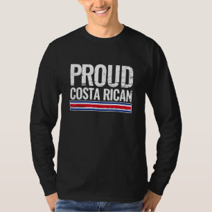 Proud Costa Rican Costa Rica Flag T-Shirt