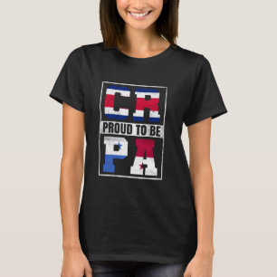 Proud Costa Rican Panamanian Mix Costa Rica Panama T-Shirt