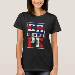 Proud Costa Rican Peruvian Mix Costa Rica and Peru T-Shirt