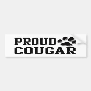 Proud Cougar Bumper Sticker